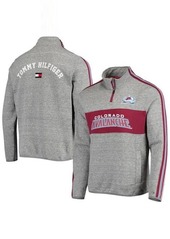 Men's Tommy Hilfiger Heathered Gray Colorado Avalanche Mario Quarter-Zip Jacket in Heather Gray at Nordstrom