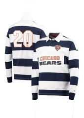 Men's Tommy Hilfiger Navy/White Chicago Bears Varsity Stripe Rugby Long Sleeve Polo at Nordstrom