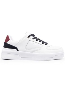 Tommy Hilfiger monogram low-top leather sneakers