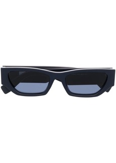 Tommy Hilfiger number-detail rectangle-frame sunglasses