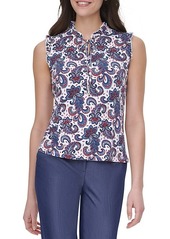 Tommy Hilfiger Paisley Floral Sleeveless Top