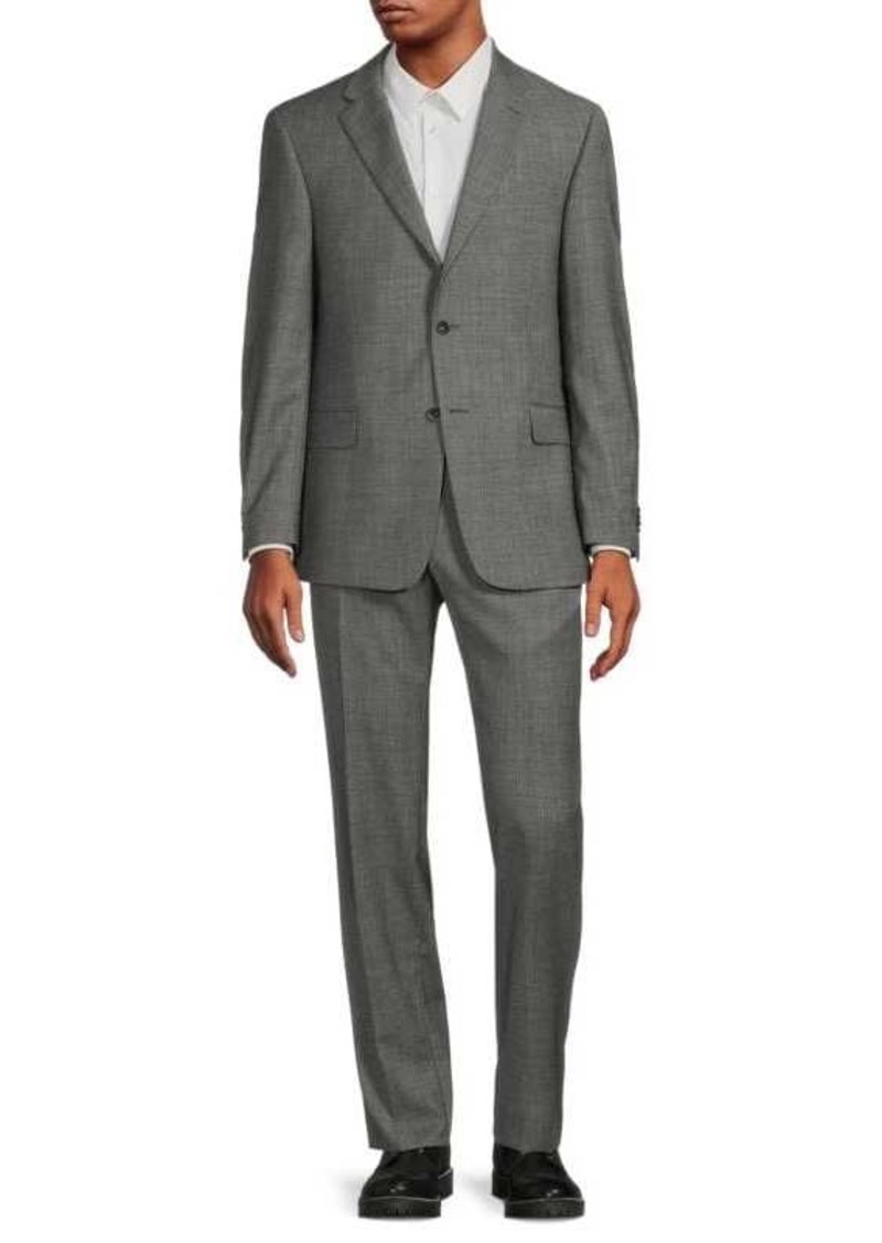 Tommy Hilfiger Pattern Wool Blend Suit