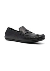 Tommy Hilfiger pebbled leather penny loafers