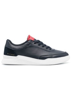Tommy Hilfiger perforated leather lace-up sneakers