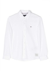 Tommy Hilfiger piqué-weave cotton shirt
