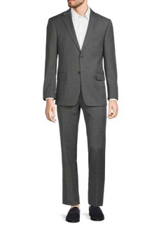 Tommy Hilfiger Plaid Wool Blend Suit