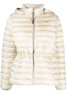 Tommy Hilfiger quilted hooded down-filed jacket