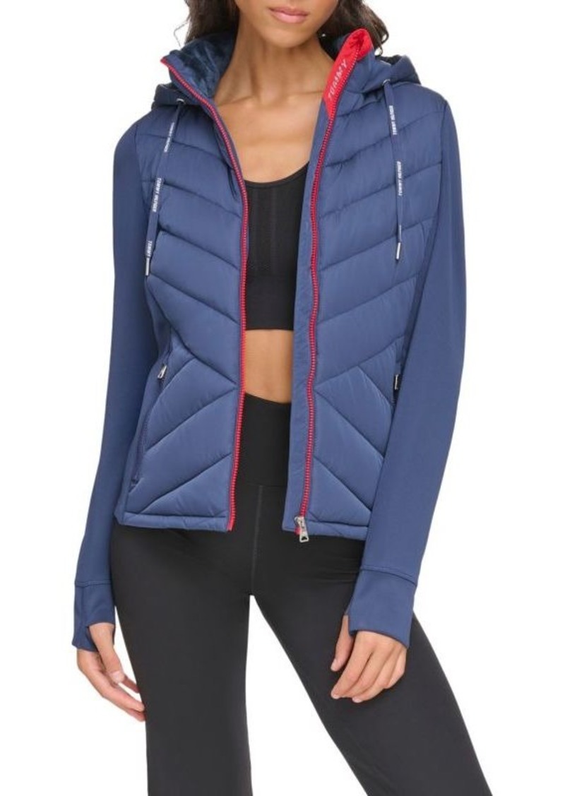 Tommy Hilfiger Quilted Hooded Zip Jacket