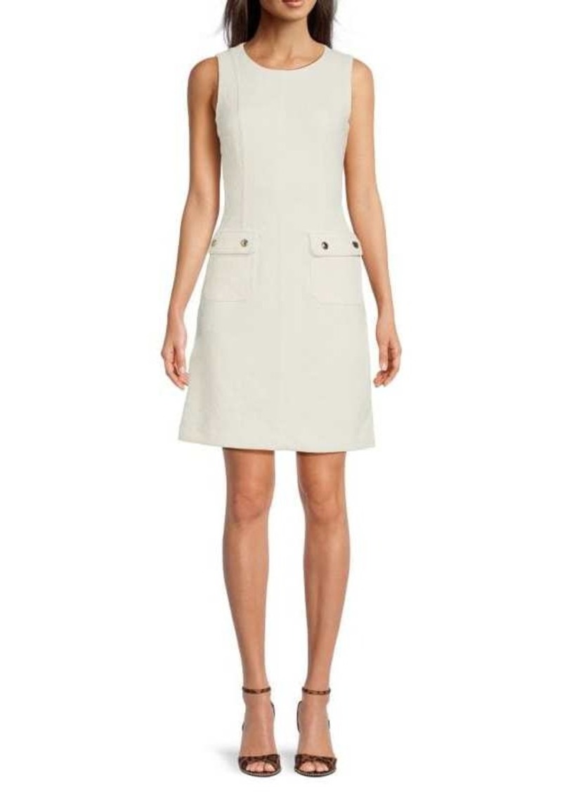 Tommy Hilfiger Roundneck Sheath Mini Dress