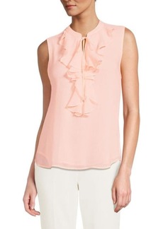 Tommy Hilfiger Ruffle Tie Blouse