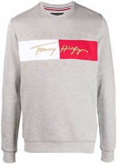 Tommy Hilfiger Signature Flag embroidered sweatshirt
