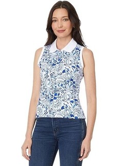 Tommy Hilfiger Sleeveless Fountain Floral Polo