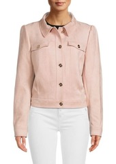 Tommy Hilfiger Solid Button Front Jacket
