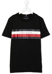 Tommy Hilfiger TEEN logo-print cotton T-shirt