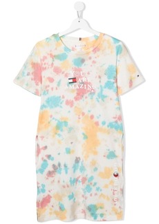 Tommy Hilfiger tie-dye print T-shirt dress