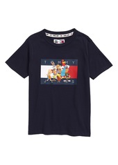Tommy Hilfiger x Space Jam: New Legacy Kids' Tune Squad Graphic Tee in Masters Navy at Nordstrom