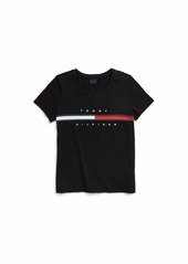 Tommy Hilfiger Adaptive Women's Short Sleeve T-Shirt TH DEEP BLACK S