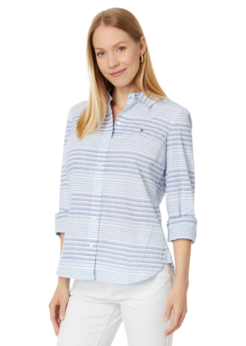 Tommy Hilfiger Button-Down Shirts for Women Casual Tops