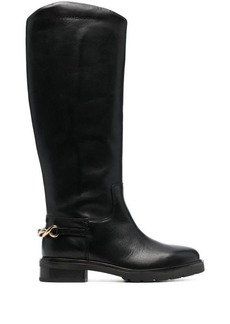 TOMMY HILFIGER Chain link detail boots