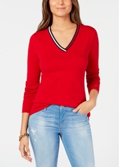 Tommy Hilfiger Ivy V-Neck Sweater, Created for Macy's