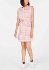 Tommy Hilfiger Cotton Striped Shirtdress, Created for Macy's