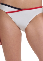 Tommy Hilfiger Cross-Front Bottoms Women's Swimsuit