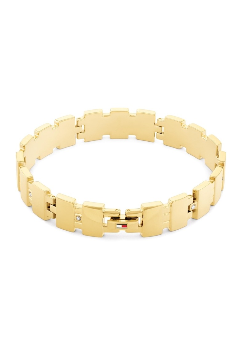 Tommy Hilfiger Crystal Link Bracelet - Gold