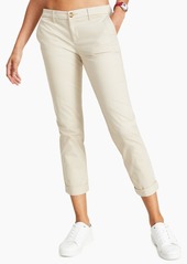 Tommy Hilfiger Cuffed Chino Straight-Leg Pants, Created for Macy's