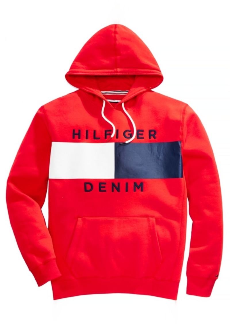 red hoodie tommy hilfiger