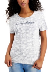 Tommy Hilfiger Embroidered Cotton T-Shirt