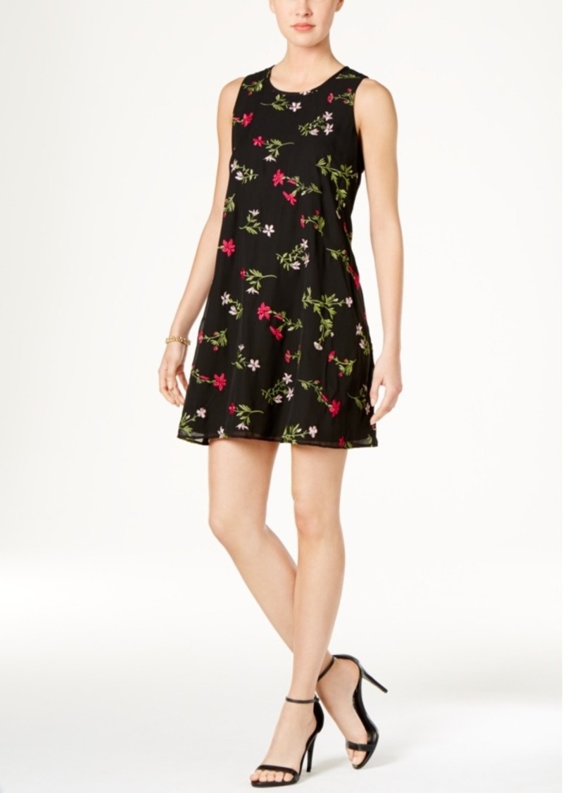 tommy hilfiger black dress with flowers