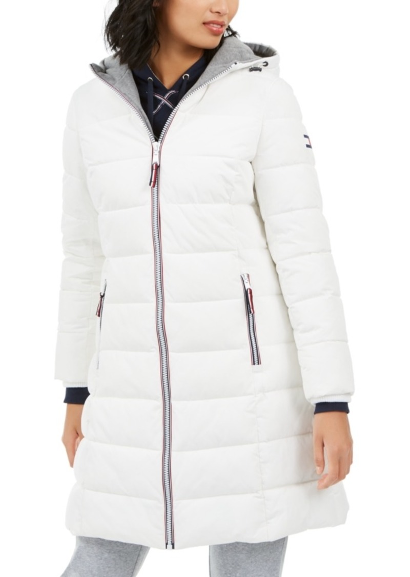 Tommy Hilfiger Front-Zip Hooded Puffer Coat
