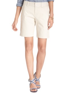 Tommy Hilfiger Women's Th Flex 9 Inch Hollywood Bermuda Shorts - Khaki