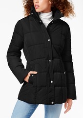 Tommy Hilfiger Hooded Faux-Fur-Trim Puffer Coat, Created for Macy's