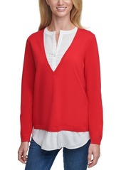 Tommy Hilfiger Layered-Look Sweater