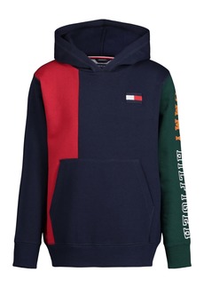 Tommy Hilfiger Little Boys Color block Pullover Hoodie
