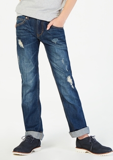 Tommy Hilfiger Little Boys Distressed Straight-Fit Jeans - Niagara