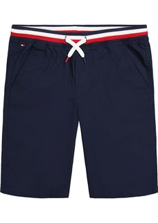 Tommy Hilfiger Little Boys Knit Waistband Drawstring Shorts - Navy Blazer