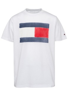 Tommy Hilfiger Little Boys Tommy Flag Graphic-Print T-Shirt - White