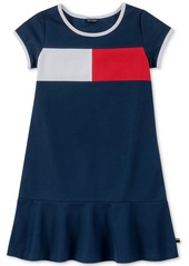 Tommy Hilfiger Little Girls Pique Logo Dress
