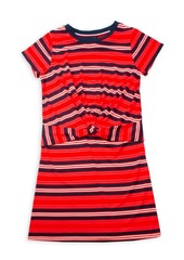 Tommy Hilfiger Little Girls Yarn Dye Twist Front Dress