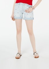Tommy Hilfiger Logo-Embroidered Cuffed Shorts, Created for Macy's