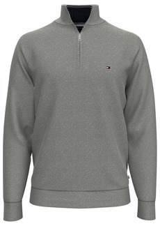 Tommy Hilfiger Men's Big & Tall Long Sleeve Fleece Quarter Zip Pullover Sweatshirt  XL-T