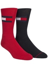 Tommy Hilfiger Men's 2-Pk. Logo Crew Socks
