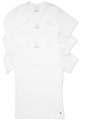 Tommy Hilfiger Men's 3 Pack Slim-Fit V-Neck Cotton Undershirt