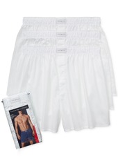 Tommy Hilfiger Men's 3 Pack Woven Cotton Boxers