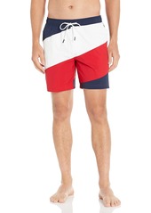Tommy Hilfiger Mens 7” Flag With Quick Dry Swim Trunks   US