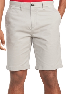 "Tommy Hilfiger Men's Th Flex Stretch 9"" Flat-Front Shorts - Drizzle"