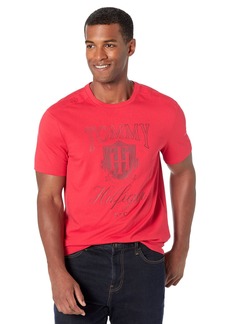 Tommy Hilfiger Men's Adaptive Crested T-Shirt with Magnetic Closure