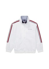 Tommy Hilfiger Men's Adaptive Logo Stripe Regatta Jacket Optic White TH